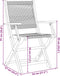 vidaXL - Tuinstoelen - 2 - st - massief - acaciahout - en - polypropeen - beige