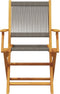vidaXL - Tuinstoelen - 2 - st - massief - acaciahout - en - polypropeen - grijs
