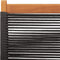 vidaXL - Tuinstoelen - 2 - st - massief - acaciahout - en - polypropeen - zwart