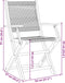 vidaXL - Tuinstoelen - 2 - st - massief - acaciahout - en - polypropeen - grijs