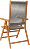 vidaXL - Tuinstoelen - 2 - st - massief - acaciahout - en - polypropeen - grijs