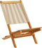 vidaXL - Tuinstoelen - 2 - st - massief - acaciahout - en - polypropeen - beige