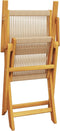 vidaXL - Tuinstoelen - 2 - st - massief - acaciahout - en - polypropeen - beige