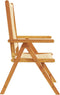 vidaXL - Tuinstoelen - 2 - st - massief - acaciahout - en - polypropeen - beige