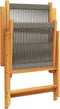vidaXL - Tuinstoelen - 2 - st - massief - acaciahout - en - polypropeen - grijs