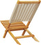 vidaXL - Tuinstoelen - 2 - st - massief - acaciahout - en - polypropeen - beige