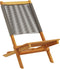vidaXL - Tuinstoelen - 2 - st - massief - acaciahout - en - polypropeen - grijs
