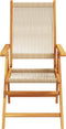 vidaXL - Tuinstoelen - 2 - st - massief - acaciahout - en - polypropeen - beige