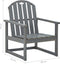 vidaXL - Tuinstoelen - 2 - st - massief - acaciahout - grijs