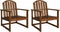 vidaXL - Tuinstoelen - 2 - st - massief - acaciahout