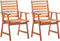 vidaXL - Tuinstoelen - 2 - st - massief - acaciahout