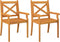 vidaXL - Tuinstoelen - 2 - st - massief - acaciahout