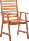 vidaXL - Tuinstoelen - 2 - st - massief - acaciahout