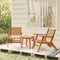 vidaXL - Tuinstoelen - 2 - st - massief - acaciahout