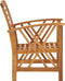vidaXL - Tuinstoelen - 2 - st - massief - acaciahout