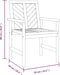 vidaXL - Tuinstoelen - 2 - st - massief - acaciahout