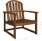 vidaXL - Tuinstoelen - 2 - st - massief - acaciahout