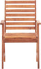 vidaXL - Tuinstoelen - 2 - st - massief - acaciahout