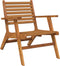 vidaXL - Tuinstoelen - 2 - st - massief - acaciahout