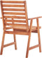 vidaXL - Tuinstoelen - 2 - st - massief - acaciahout