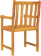 vidaXL - Tuinstoelen - 2 - st - massief - acaciahout