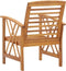 vidaXL - Tuinstoelen - 2 - st - massief - acaciahout