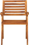 vidaXL - Tuinstoelen - 2 - st - massief - acaciahout