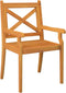vidaXL - Tuinstoelen - 2 - st - massief - acaciahout