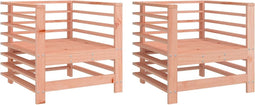 vidaXL - Tuinstoelen - 2 - st - massief - douglashout