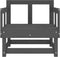 vidaXL - Tuinstoelen - 2 - st - massief - grenenhout - grijs