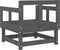 vidaXL - Tuinstoelen - 2 - st - massief - grenenhout - grijs