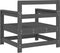 vidaXL - Tuinstoelen - 2 - st - massief - grenenhout - grijs