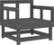 vidaXL - Tuinstoelen - 2 - st - massief - grenenhout - grijs
