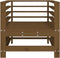 vidaXL - Tuinstoelen - 2 - st - massief - grenenhout - honingbruin