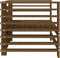vidaXL - Tuinstoelen - 2 - st - massief - grenenhout - honingbruin