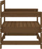 vidaXL - Tuinstoelen - 2 - st - massief - grenenhout - honingbruin