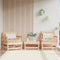 vidaXL - Tuinstoelen - 2 - st - massief - grenenhout