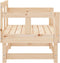 vidaXL - Tuinstoelen - 2 - st - massief - grenenhout
