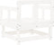 vidaXL - Tuinstoelen - 2 - st - massief - grenenhout - wit