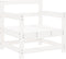 vidaXL - Tuinstoelen - 2 - st - massief - grenenhout - wit
