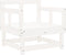 vidaXL - Tuinstoelen - 2 - st - massief - grenenhout - wit