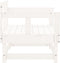 vidaXL - Tuinstoelen - 2 - st - massief - grenenhout - wit