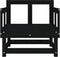 vidaXL - Tuinstoelen - 2 - st - massief - grenenhout - zwart