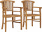 vidaXL - Tuinstoelen - 2 - st - massief - teakhout