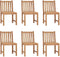 vidaXL - Tuinstoelen - 2 - st - massief - teakhout