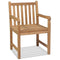 vidaXL - Tuinstoelen - 2 - st - massief - teakhout