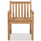 vidaXL - Tuinstoelen - 2 - st - massief - teakhout