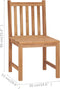 vidaXL - Tuinstoelen - 2 - st - massief - teakhout