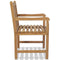 vidaXL - Tuinstoelen - 2 - st - massief - teakhout