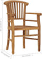 vidaXL - Tuinstoelen - 2 - st - massief - teakhout